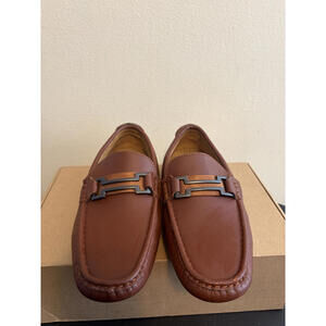 Bruno Marc Boy's Brown Bit Loafers (Size 7Y)